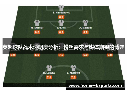 英超球队战术透明度分析:粉丝需求与媒体期望的博弈 英超球队战术透明度分析:粉丝需求与媒体期望的博弈